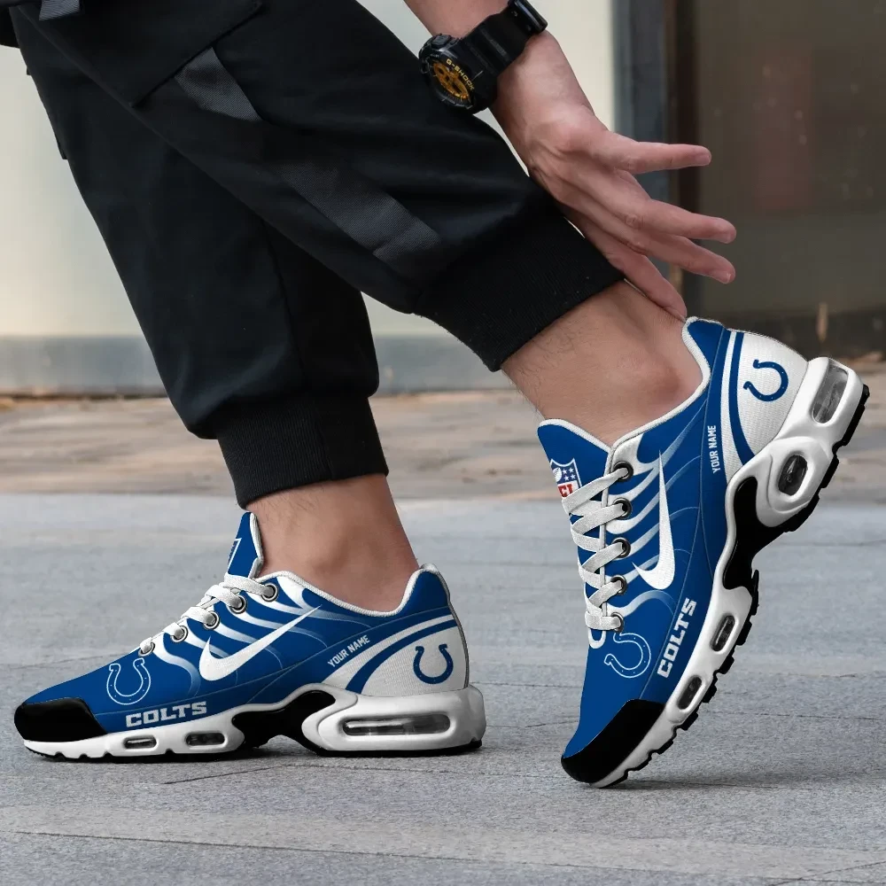 Indianapolis Colts Personalized Name Team Mix Colors V3 TN Shoes Air Cushion Sneakers