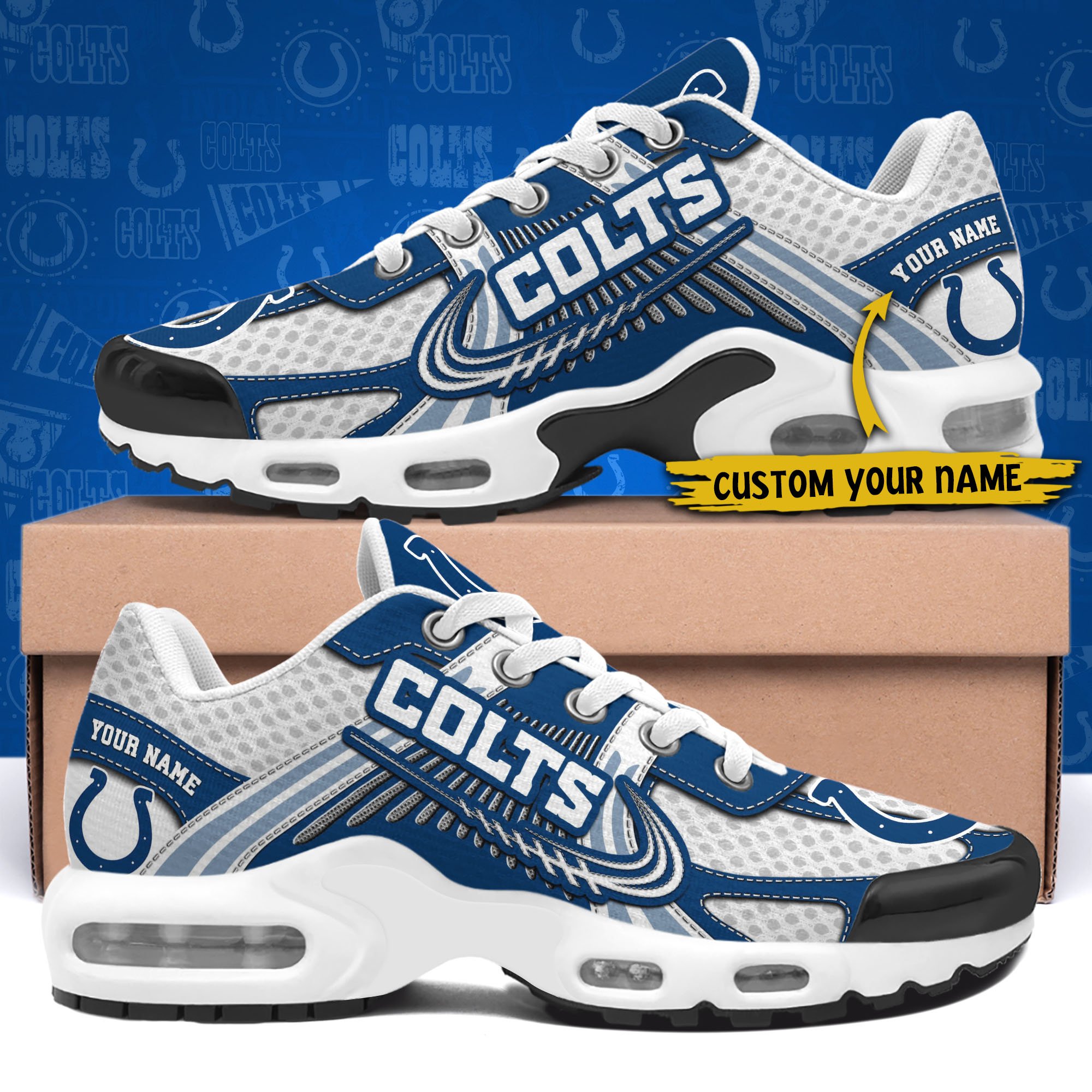 Indianapolis Colts TN Shoes Custom Your Name, Sport Team Shoes