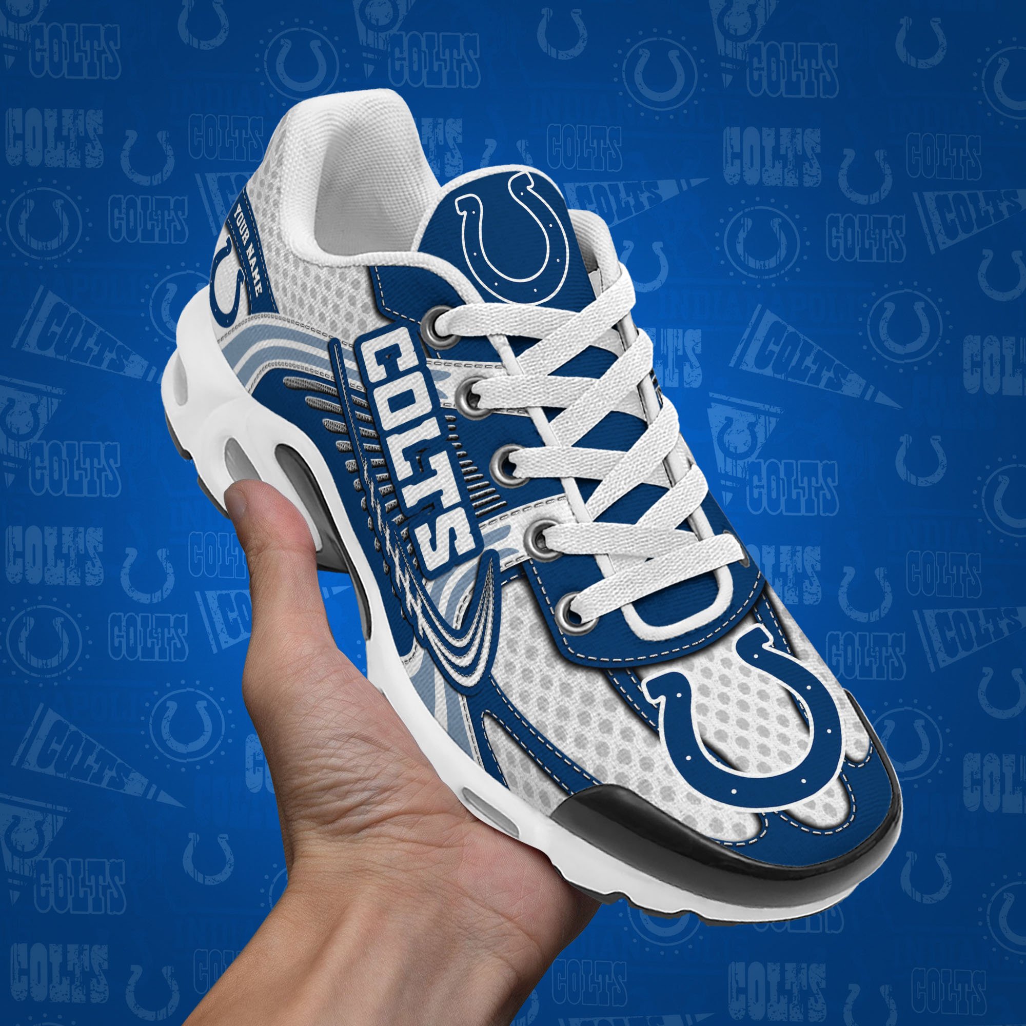 Indianapolis Colts TN Shoes Custom Your Name, Sport Team Shoes