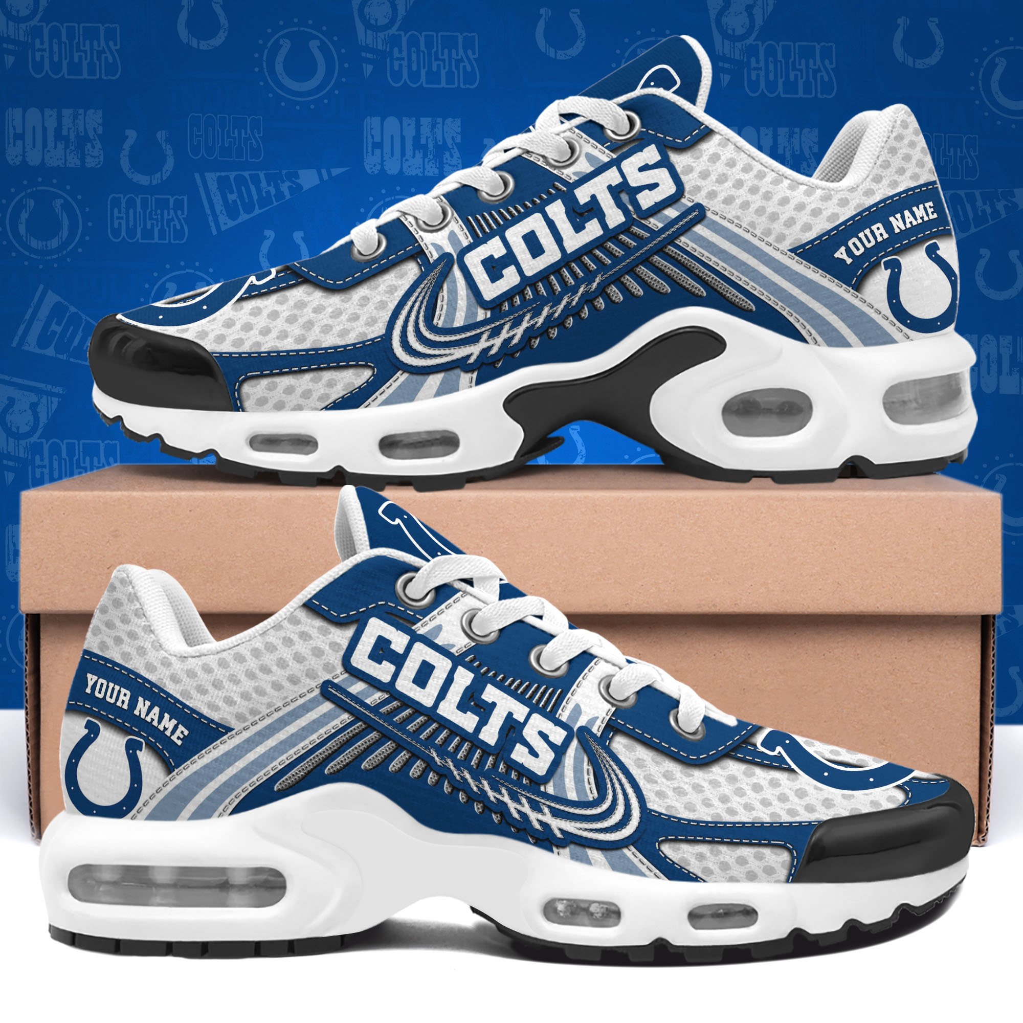 Indianapolis Colts TN Shoes Custom Your Name, Sport Team Shoes