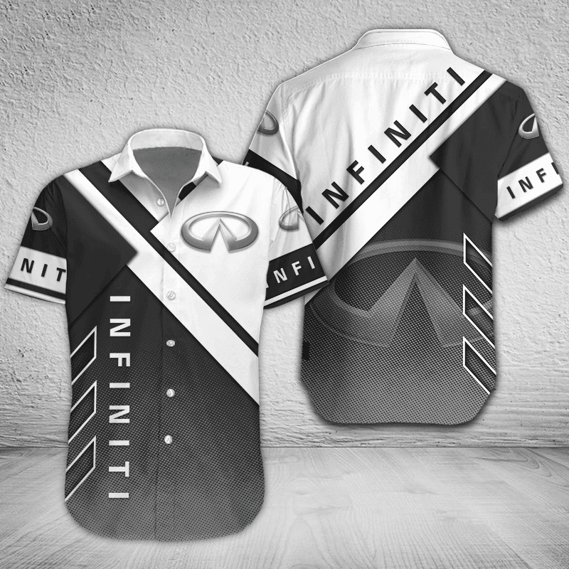 Infiniti Button Shirt Custom Name, Multicolor 