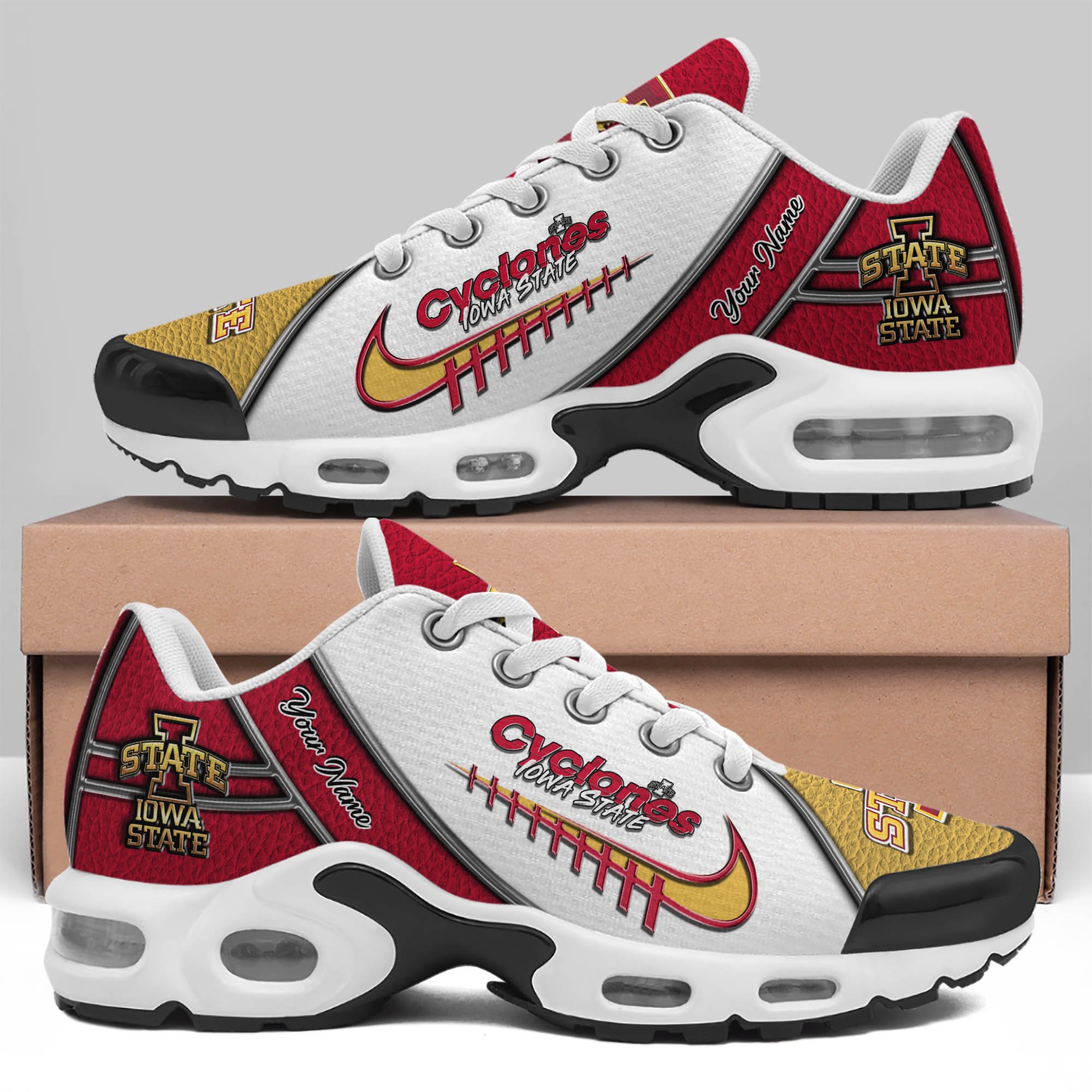 Iowa State Cyclones TN Shoes 2025 Version Custom Your Name, Football Team Shoes 516