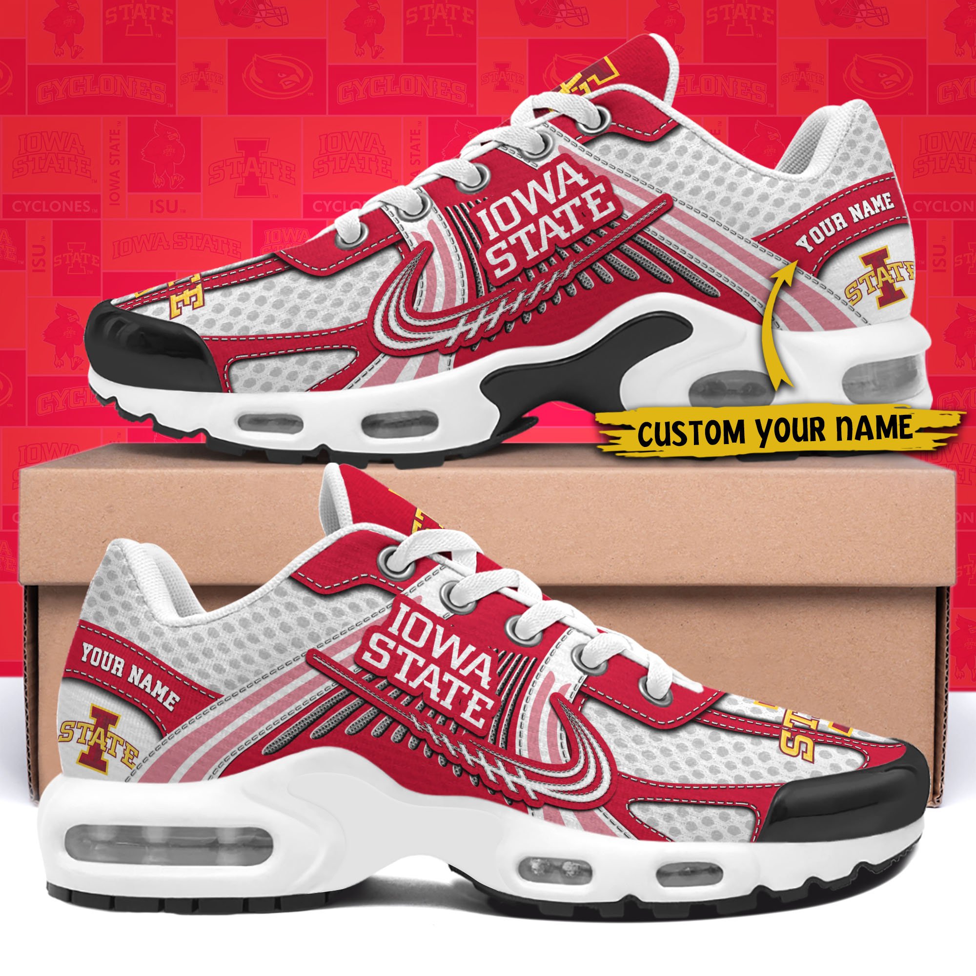 Iowa State Cyclones TN Shoes Custom Your Name, Sport Shoes
