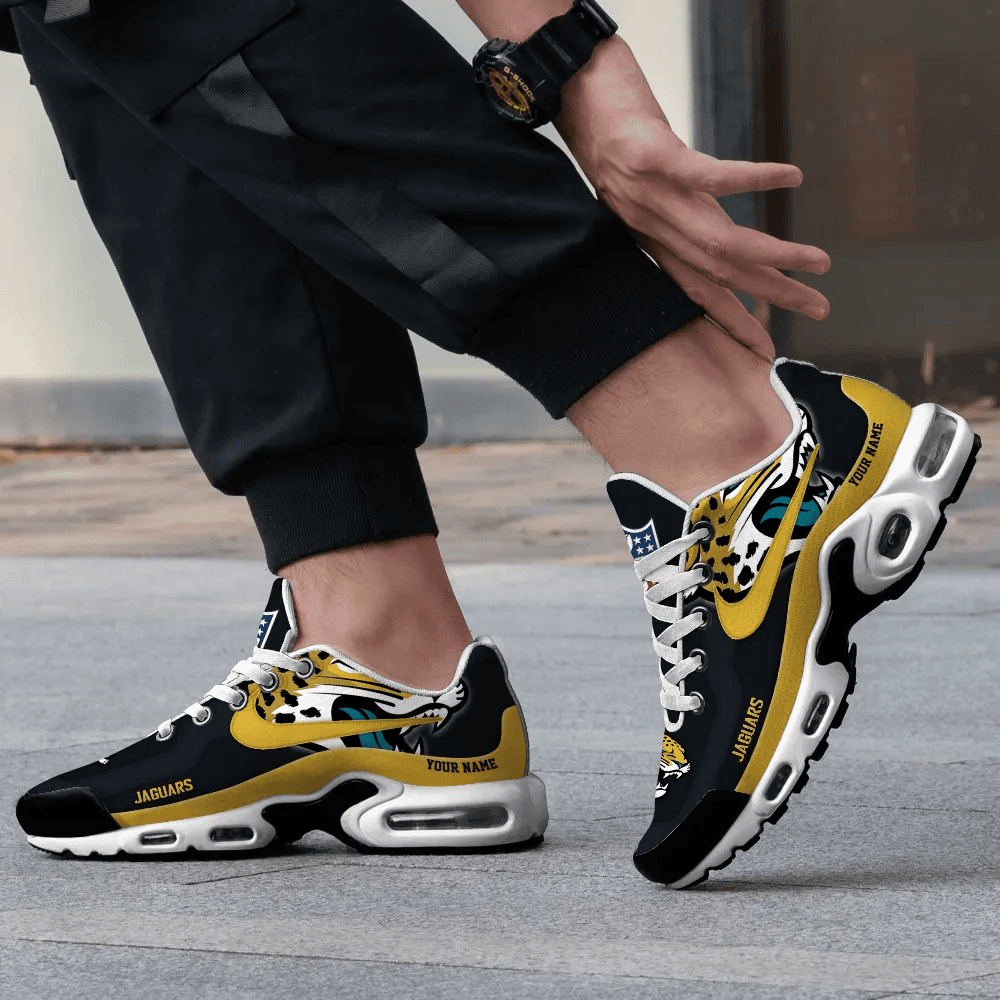 Jacksonville Jaguars Personalized Name Team Mix Colors V1 TN Air Max Shoes Air Cushion Sneakers