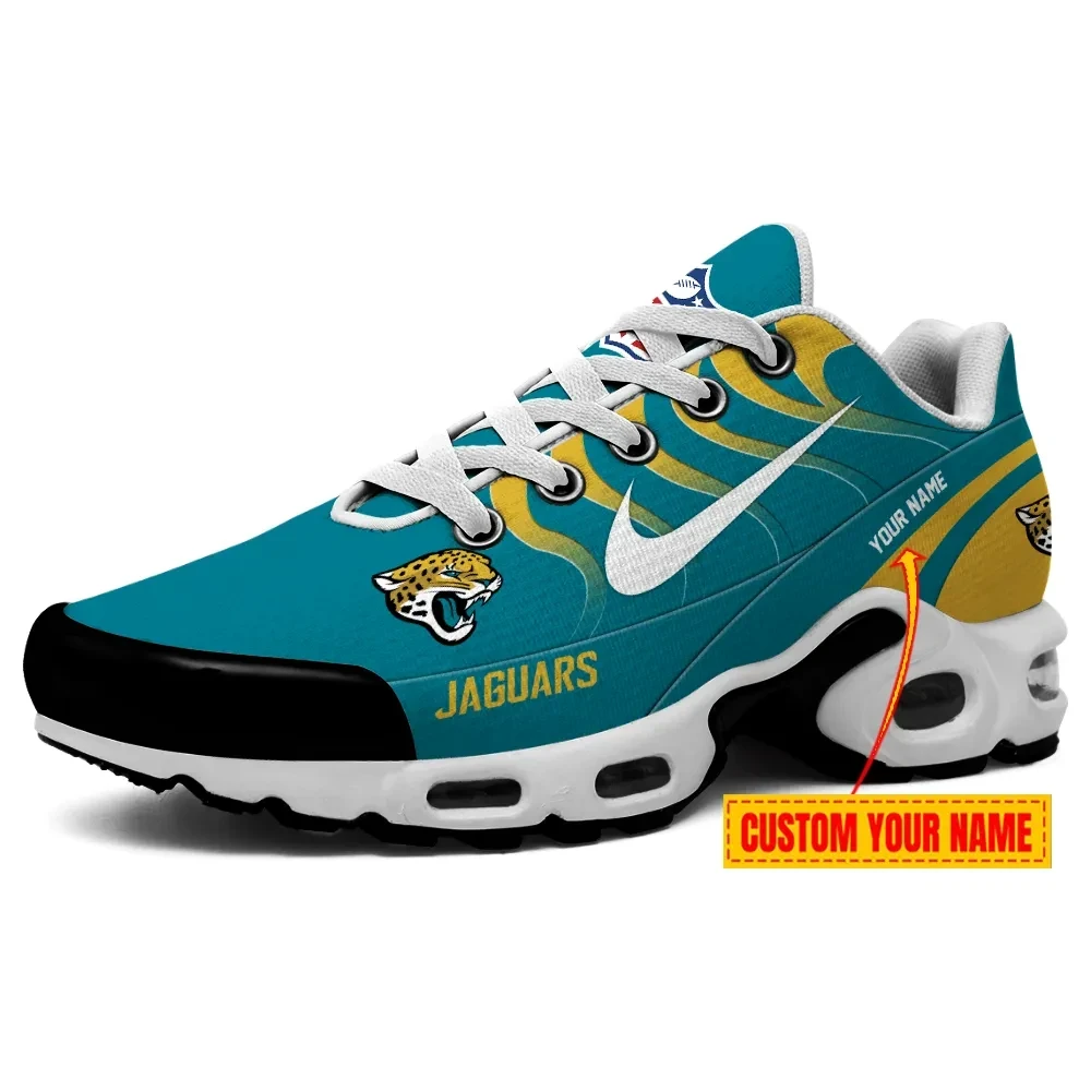 Jacksonville Jaguars Personalized Name Team Mix Colors V3 TN Air Max Shoes Air Cushion Sneakers