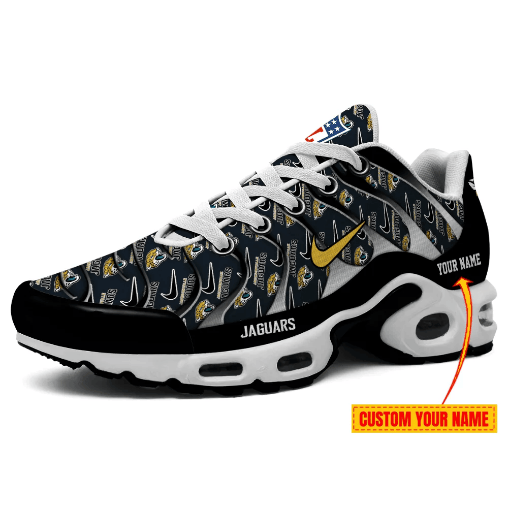 Jacksonville Jaguars Personalized Name Team Mix Colors V5 TN Shoes Air Cushion Sneakers