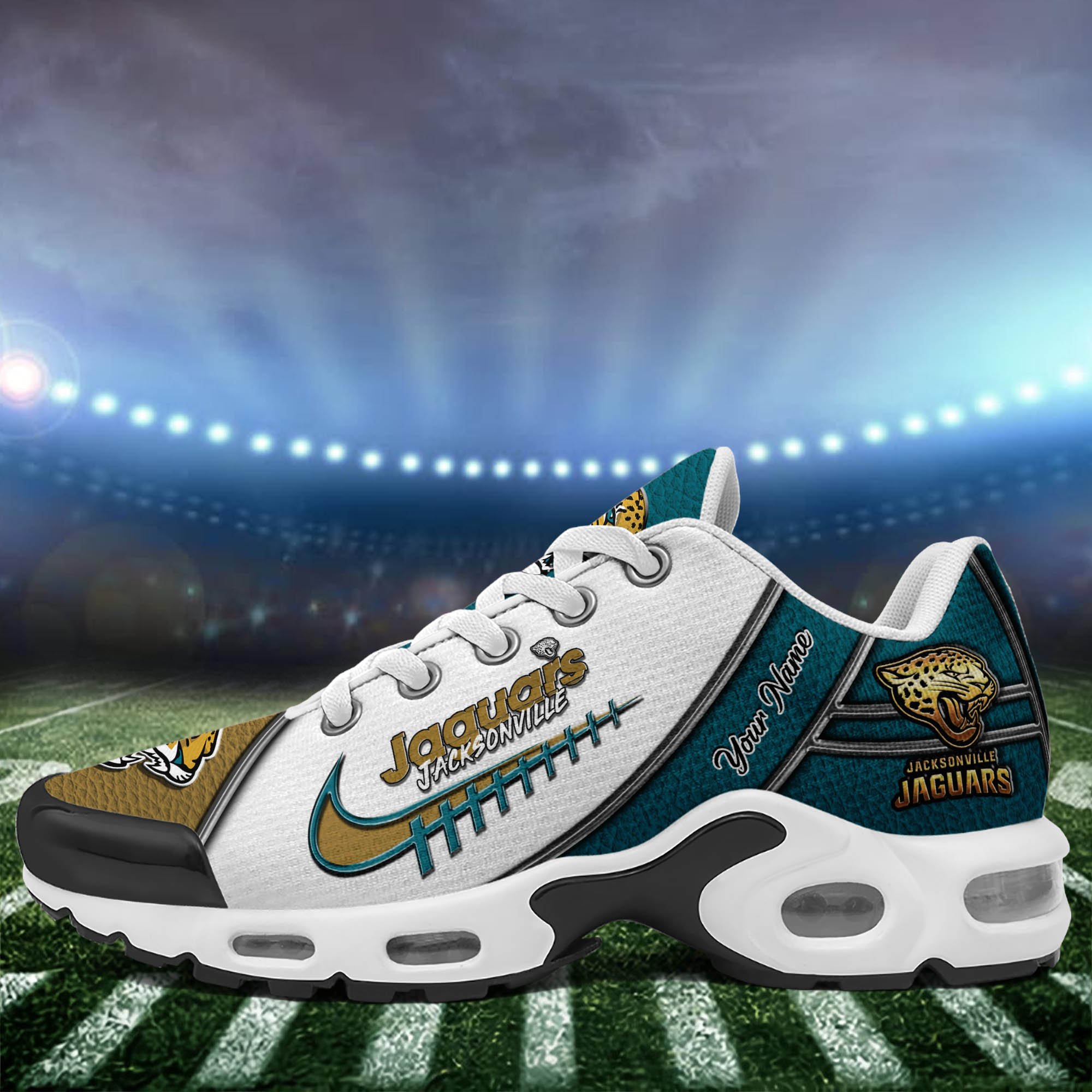 Jacksonville Jaguars TN Shoes 2025 Version Custom Your Name, Football Team Shoes 516