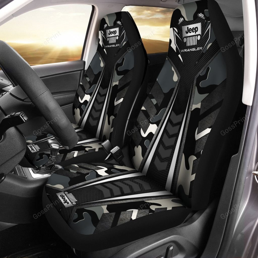 Jeep Wrangler Car Seat Cover (Set Of 2) Ver 8