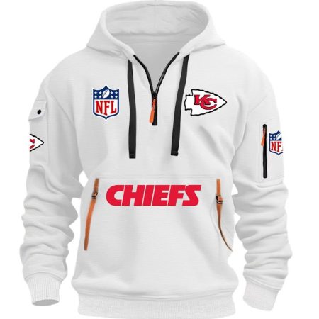 Kansas City Chiefs - HOODIE HALF ZIPPER - QTA405111346 