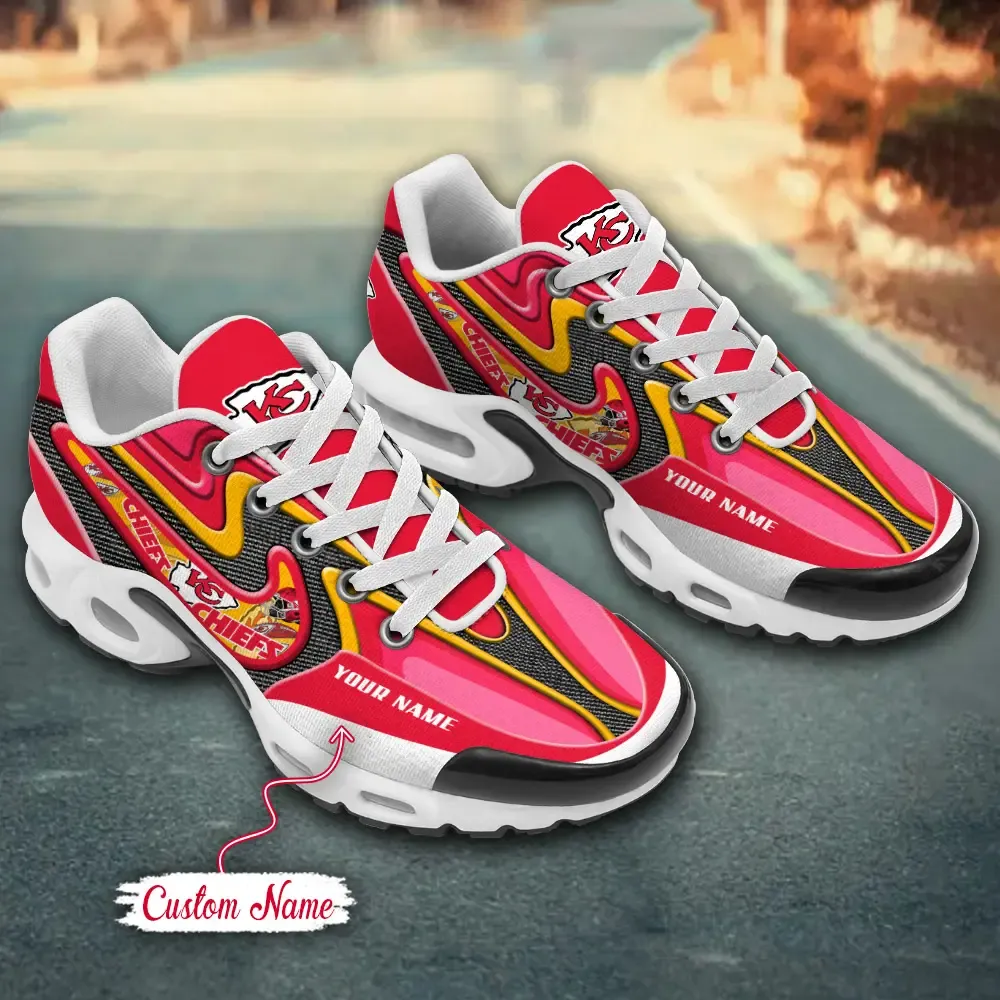 Kansas City Chiefs Personalized New Air Max Plus TN Shoes Air Cushion Sneaker 332EO-8204
