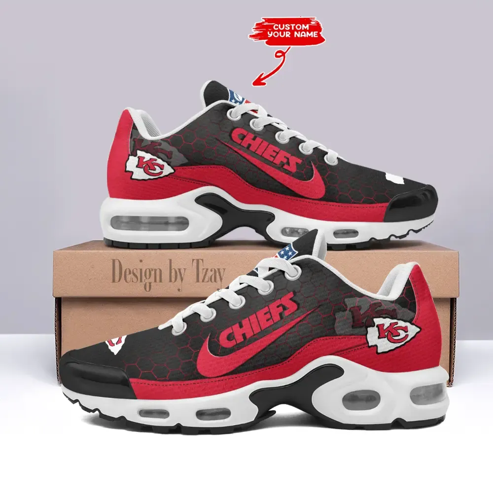 Kansas City Chiefs Personalized New Air Max Plus TN Shoes Air Cushion Sneaker DV1 155RC-8633