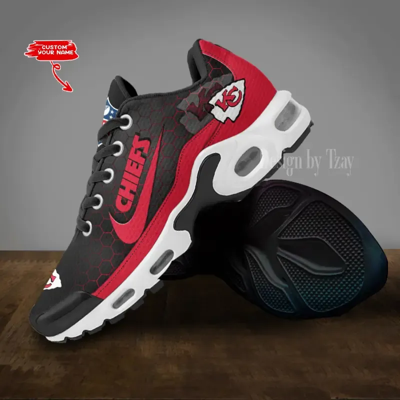 Kansas City Chiefs Personalized New Air Max Plus TN Shoes Air Cushion Sneaker DV1 155RC-8633