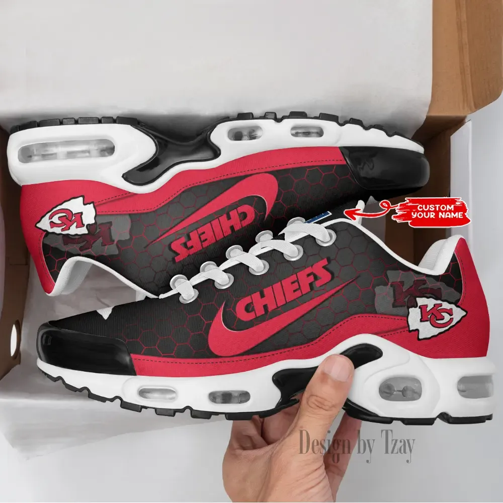 Kansas City Chiefs Personalized New Air Max Plus TN Shoes Air Cushion Sneaker DV1 155RC-8633