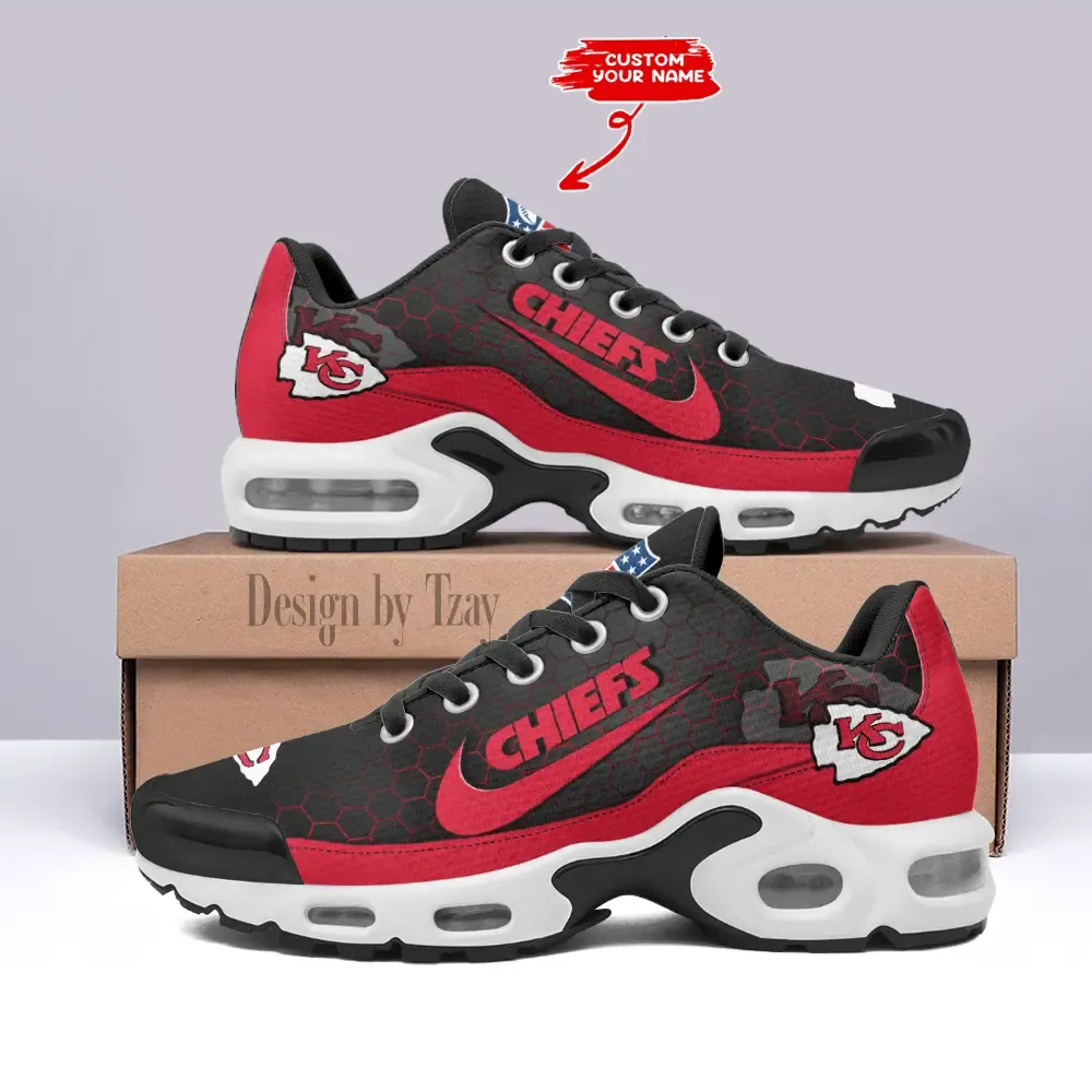 Kansas City Chiefs Personalized New Air Max Plus TN Shoes Air Cushion Sneaker DV1 155RC-8633