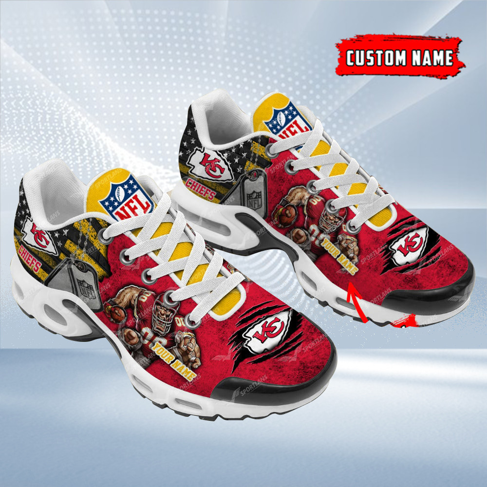 Kansas City Chiefs Personalized TN Air Max Shoes Air Cushion Sneakers DTYNNS