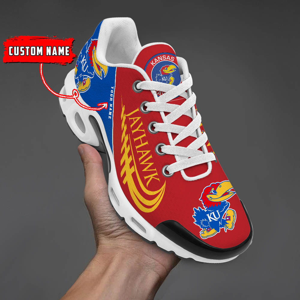 Kansas Jayhawks TN Air Max Plus Shoes Sneakers For Men And Women