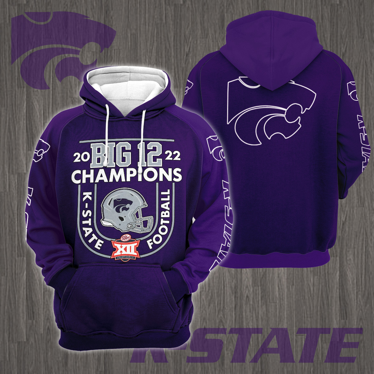 Kansas State Wildcats BIG 12 Champions Shirt 