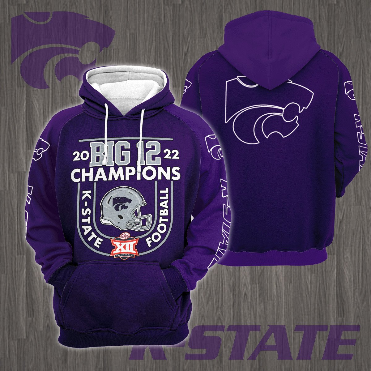 Kansas State Wildcats BIG 12 Champions Shirt 