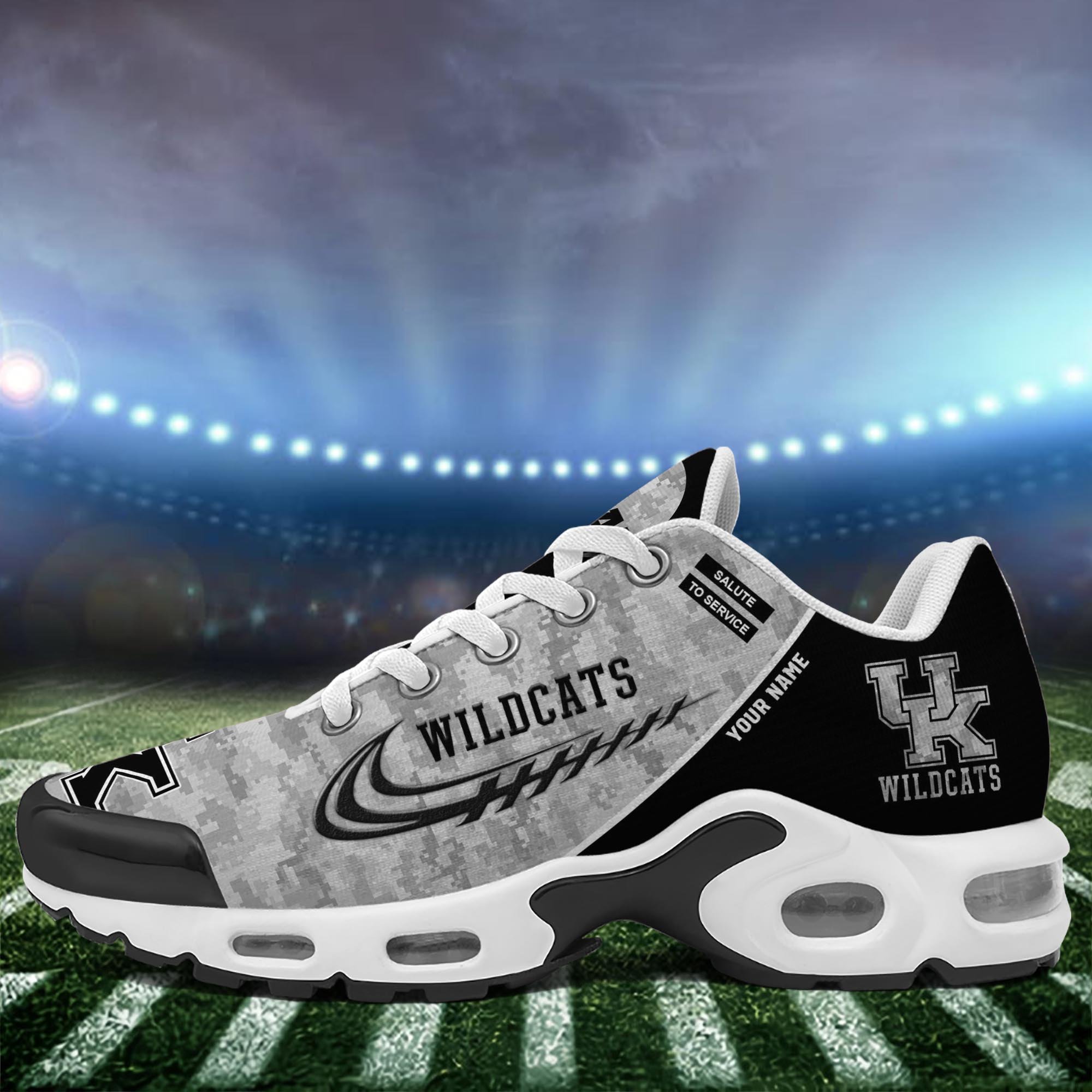 Kentucky Wildcats TN Shoes 2025 Version Custom Name, Camouflage Shoes PH585