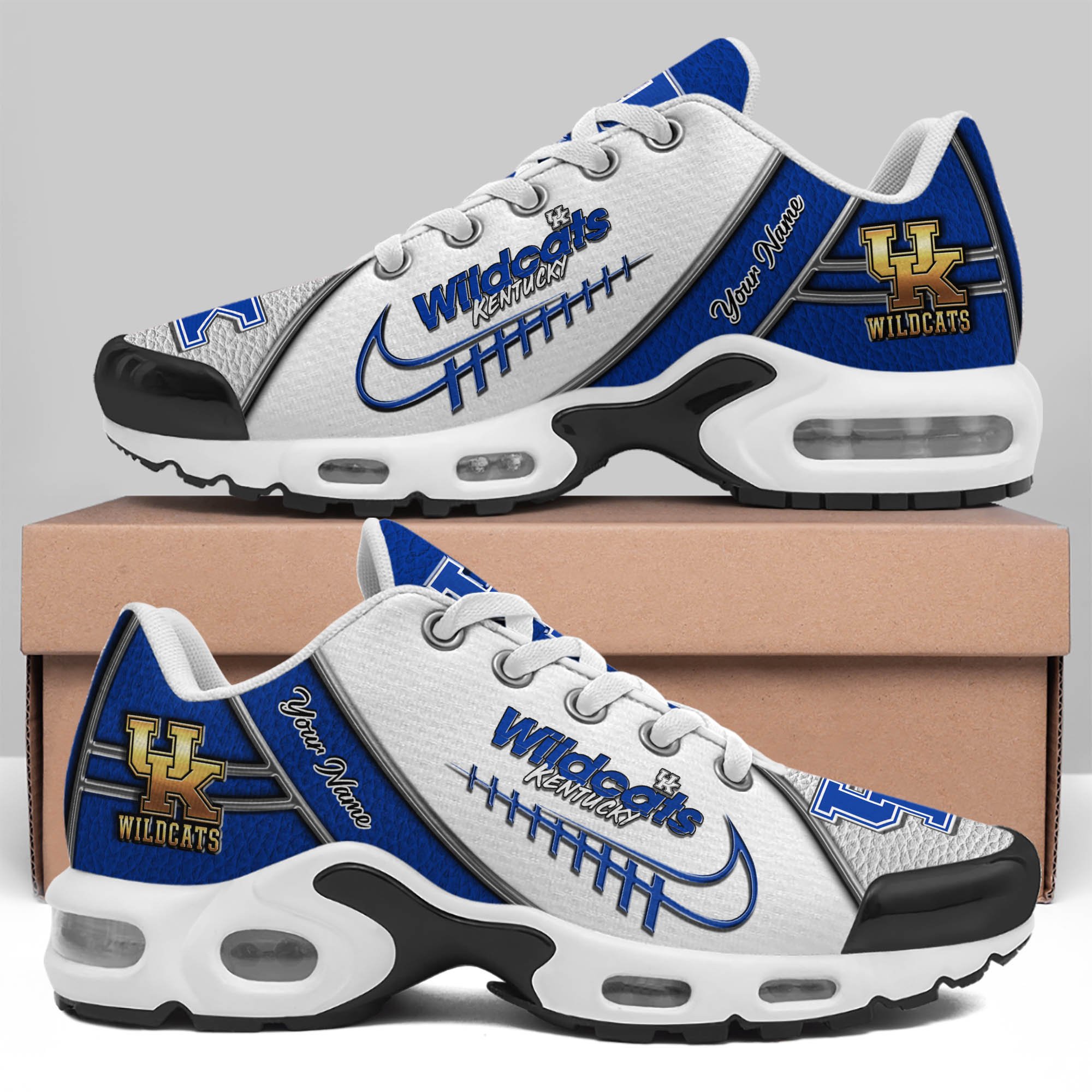 Kentucky Wildcats TN Shoes 2025 Version Custom Your Name, Football Team Shoes 516