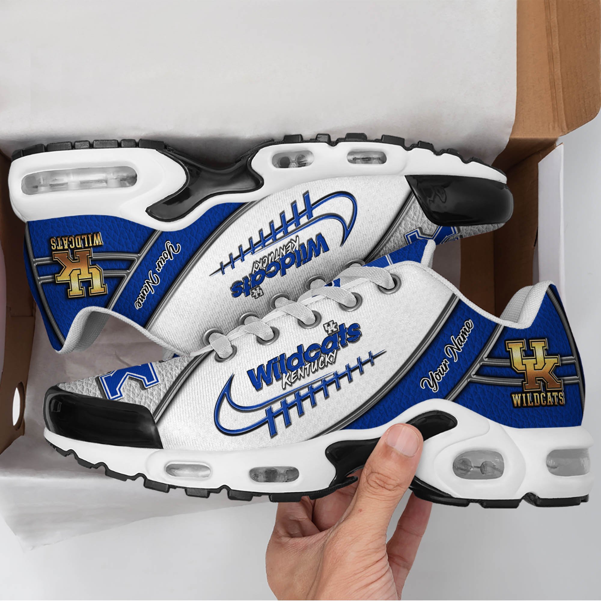 Kentucky Wildcats TN Shoes 2025 Version Custom Your Name, Football Team Shoes 516