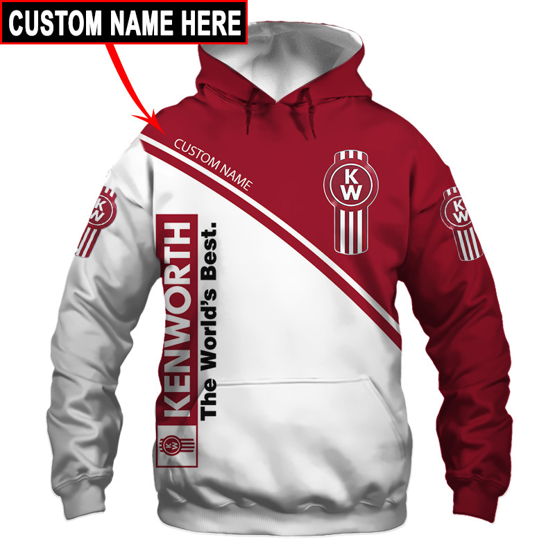 Kenworth t-shirt hoodie apparel 3D full printing 