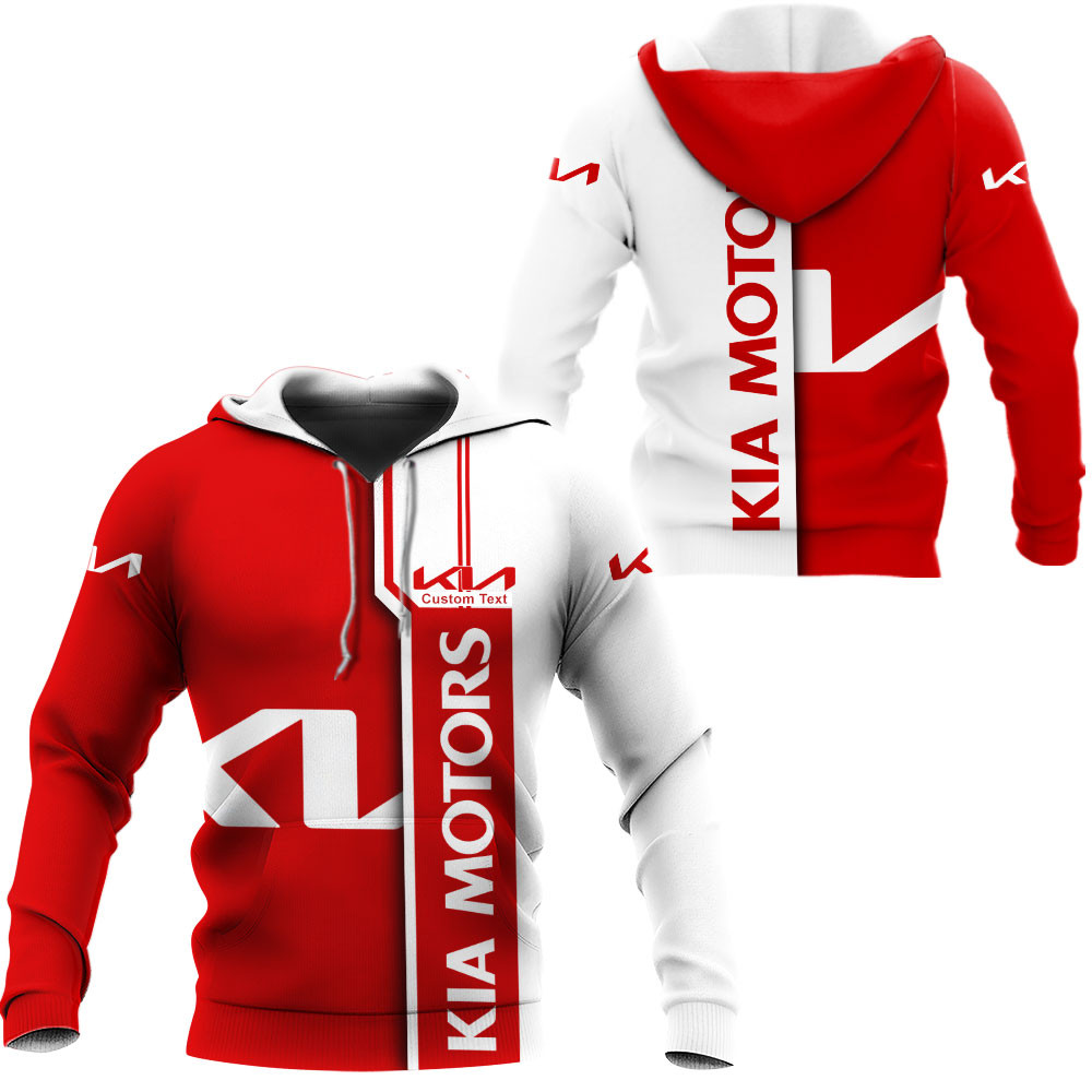 Kia 3D Apparel Zip Hoodie,Pant,Polo, Button Hawaii Shirt Personalized 