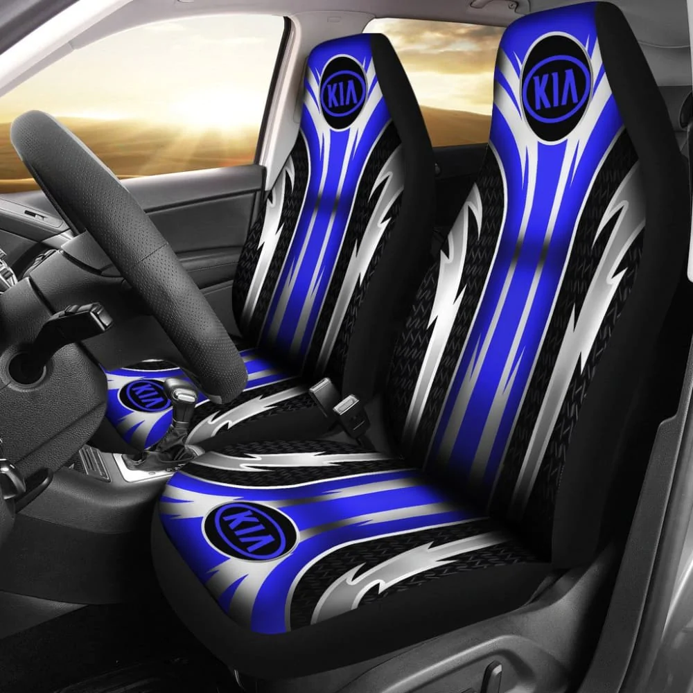 kia seat covers blue 
