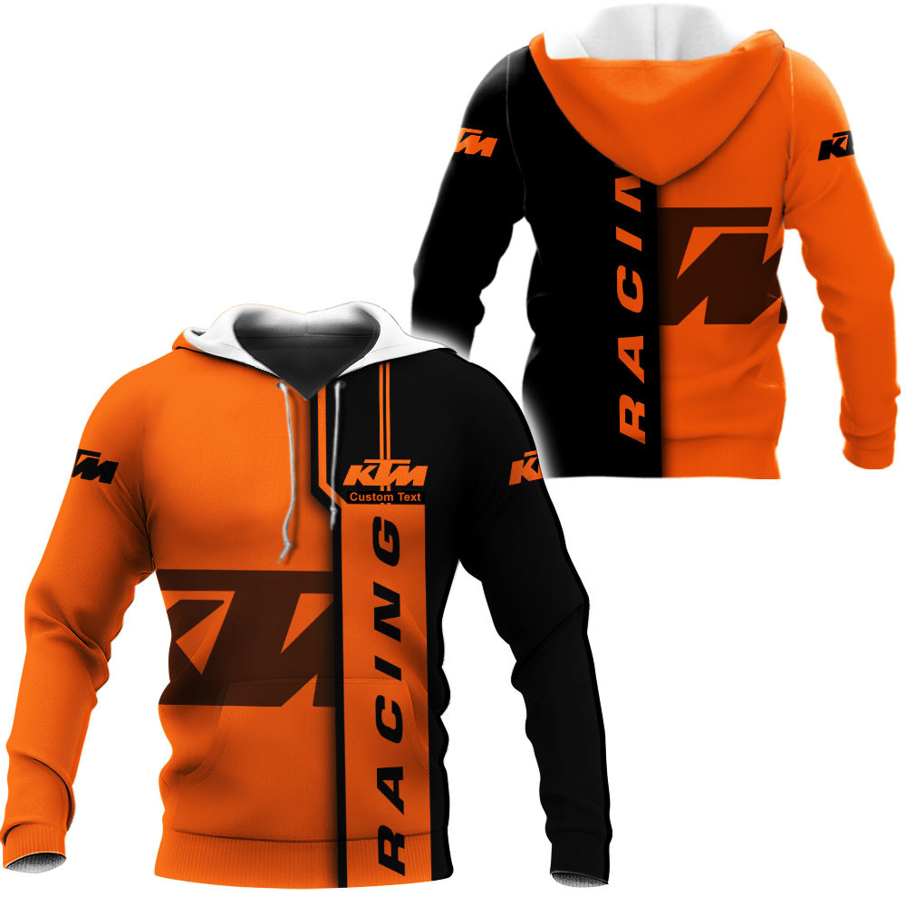 KTM 3D Apparel Zip Hoodie,Pant,Polo, Button Hawaii Shirt Personalized 
