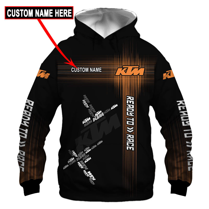 KTM Skull Tshirt, sweatshirt, Polo, Hawaiian, Hoodie 3D Apparel Full Printing Custom Name 
