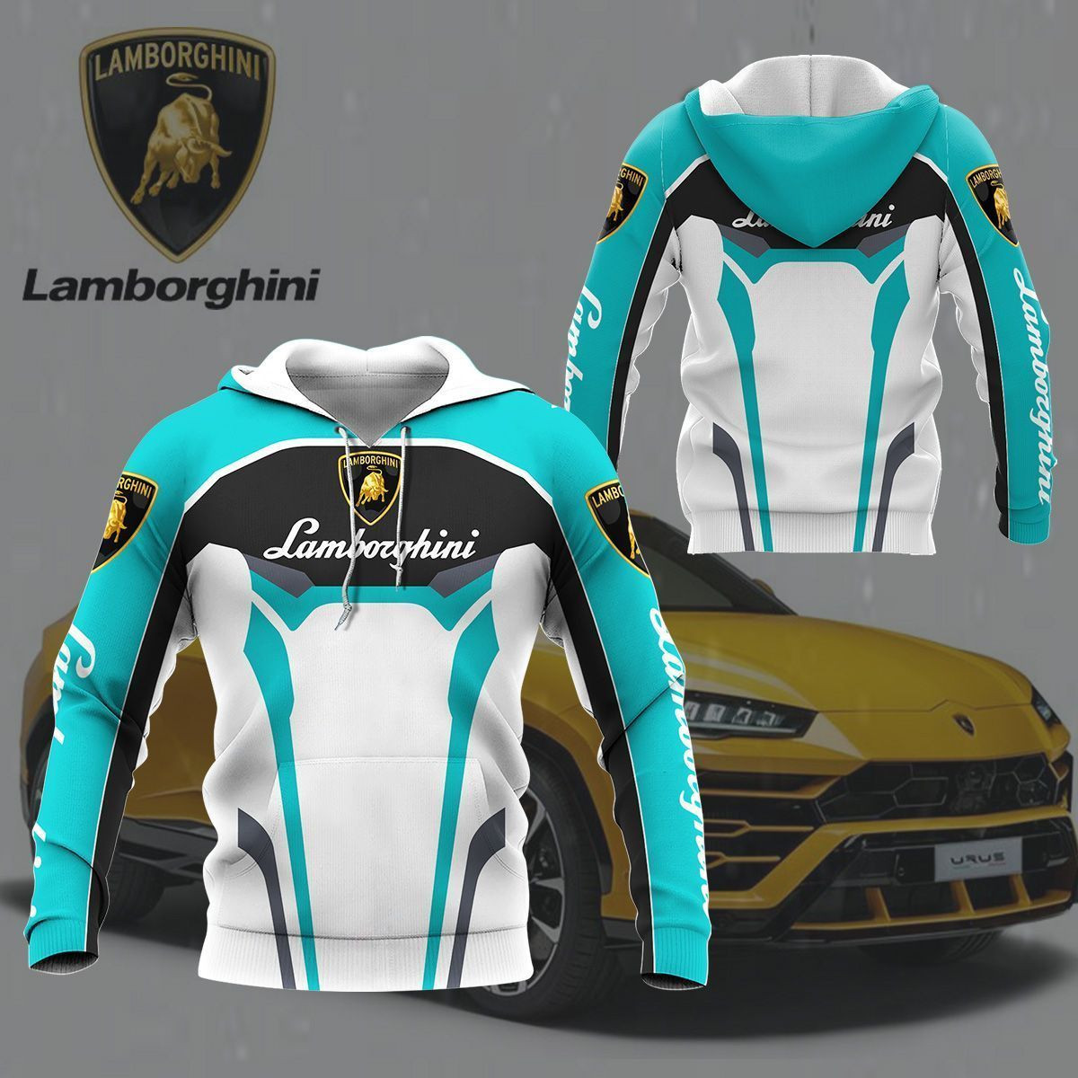 Lamborghini 3D ALL OVER PRINTED SHIRTS VER 8 