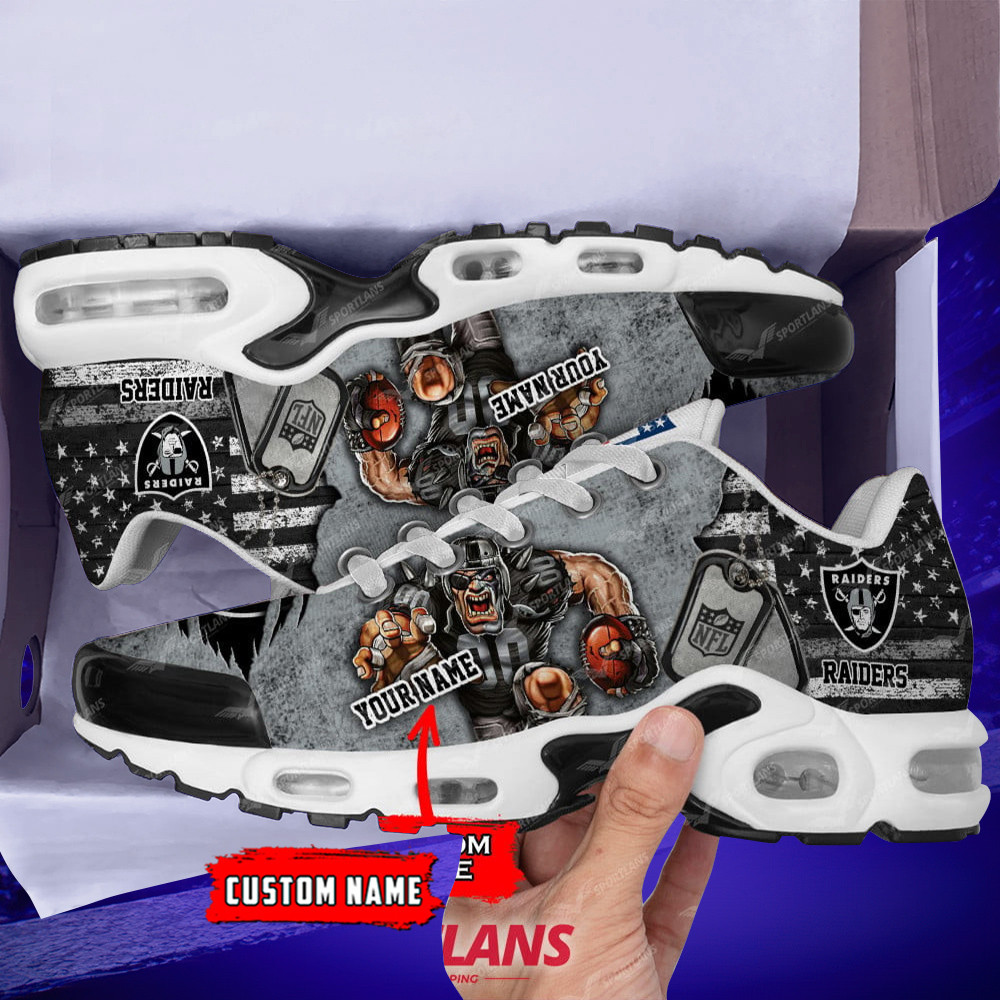 Las Vegas Raiders Personalized TN Air Max Shoes Air Cushion Sneakers DTYNNS