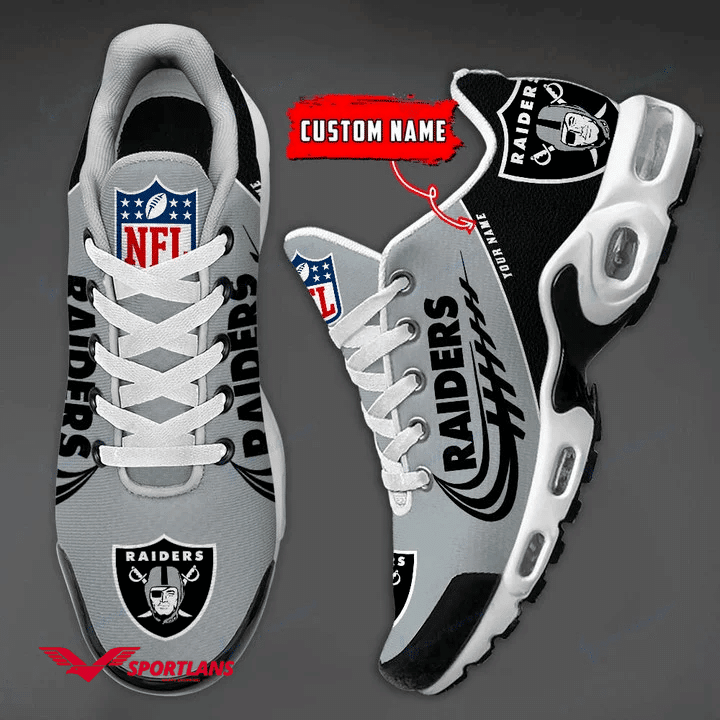 Las Vegas Raiders Personalized TN Shoes Air Cushion Sneakers DTTNS