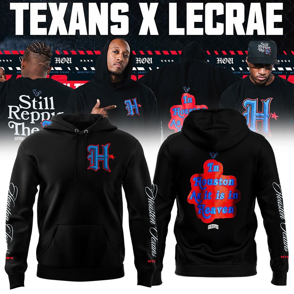 Lecrae x Houston Texans Black Hoodie 