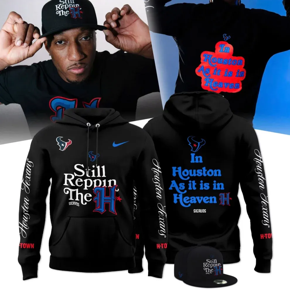 Lecrae x Houston Texans Black Hoodie 