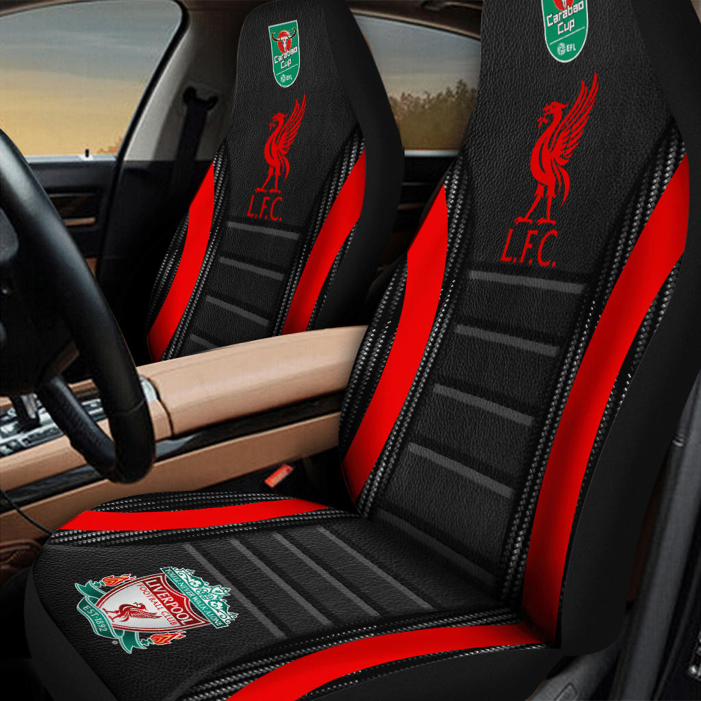 LIVERPOOL FC - Carabao cup winners 2022 Car Seat Covers (SET OF 2) - L1 