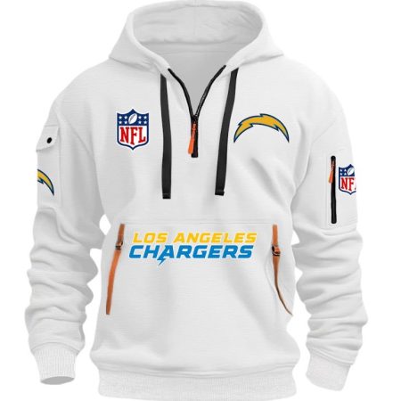 Los Angeles Chargers - HOODIE HALF ZIPPER - QTA405111347 