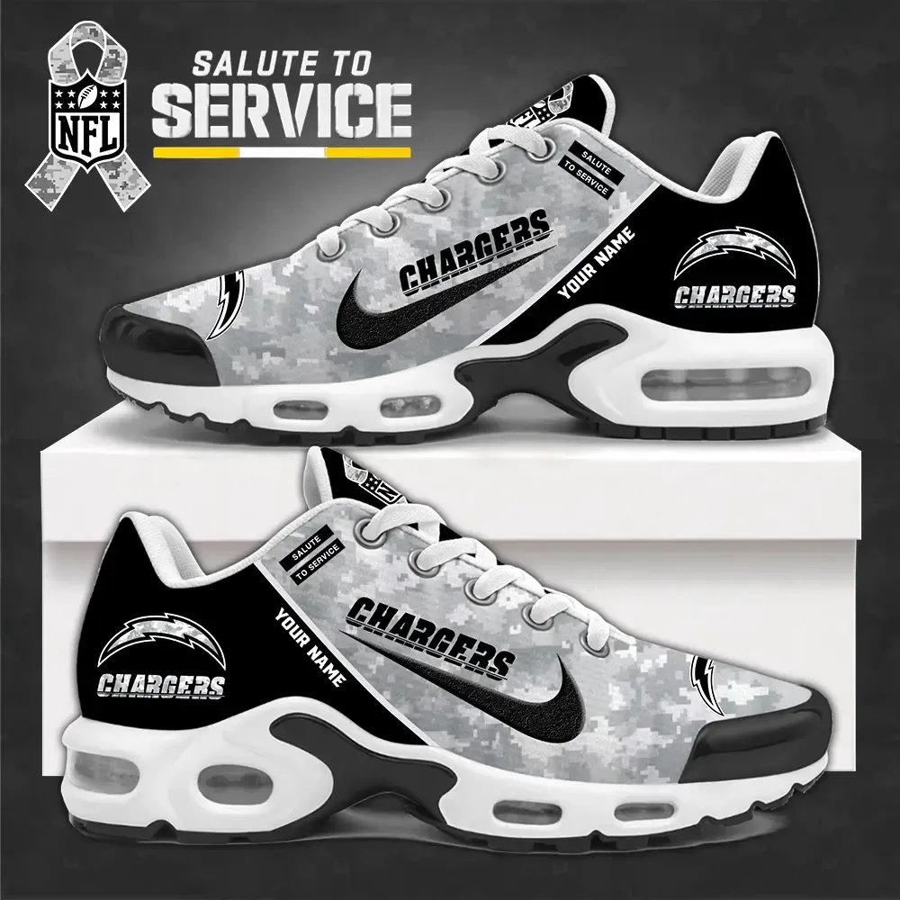 Los Angeles Chargers New Air Max Plus TN Shoes Air Cushion Sneaker 759ZD-8056