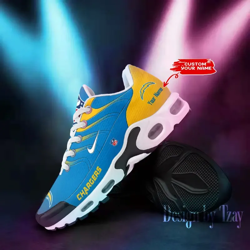 Los Angeles Chargers Personalized New Air Max Plus TN Shoes Air Cushion Sneaker DV1 143FC-4615