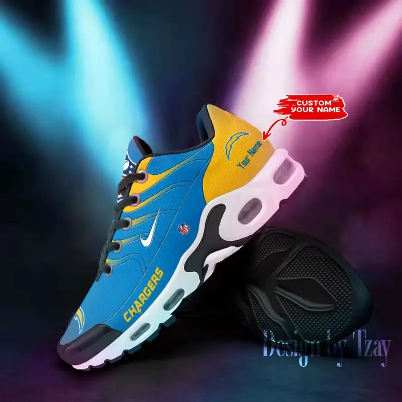 Los Angeles Chargers Personalized New Air Max Plus TN Shoes Air Cushion Sneaker DV1 143FC-4615