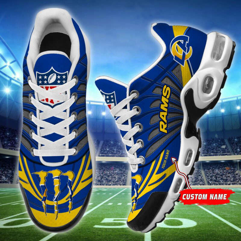 Los Angeles Rams Air Max Plus Sport Sneakers For Fan Gifts