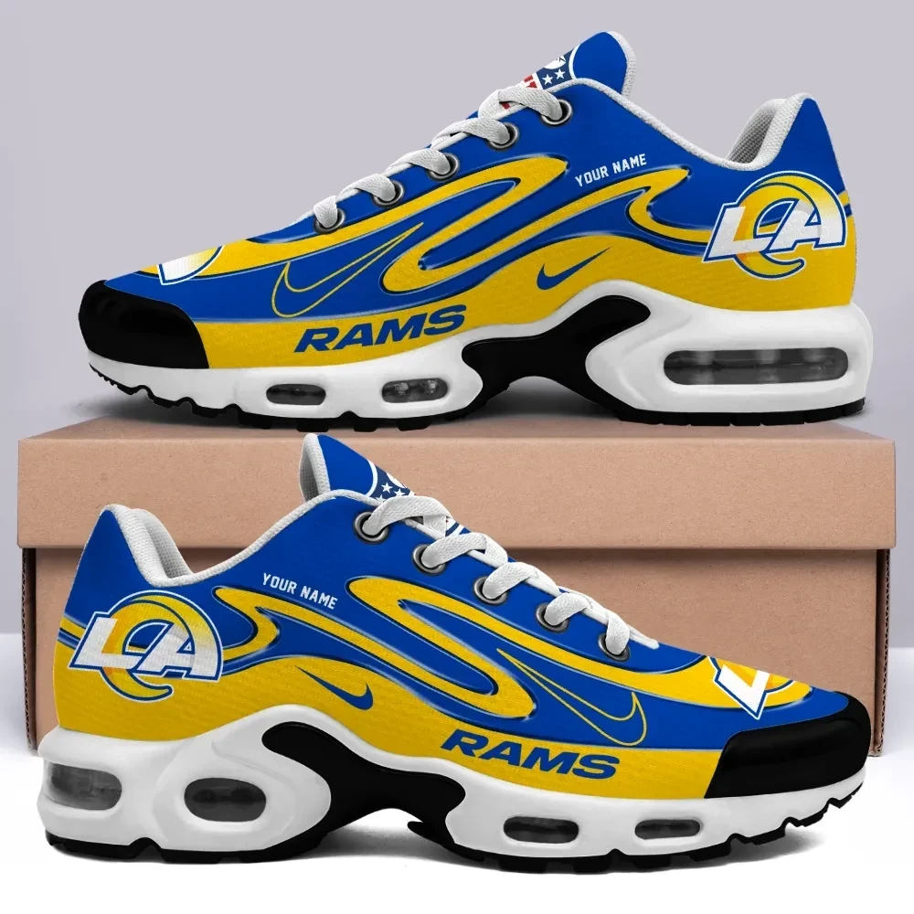 Los Angeles Rams Personalized Name Team Mix Colors V2 TN Shoes Air Cushion Sneakers