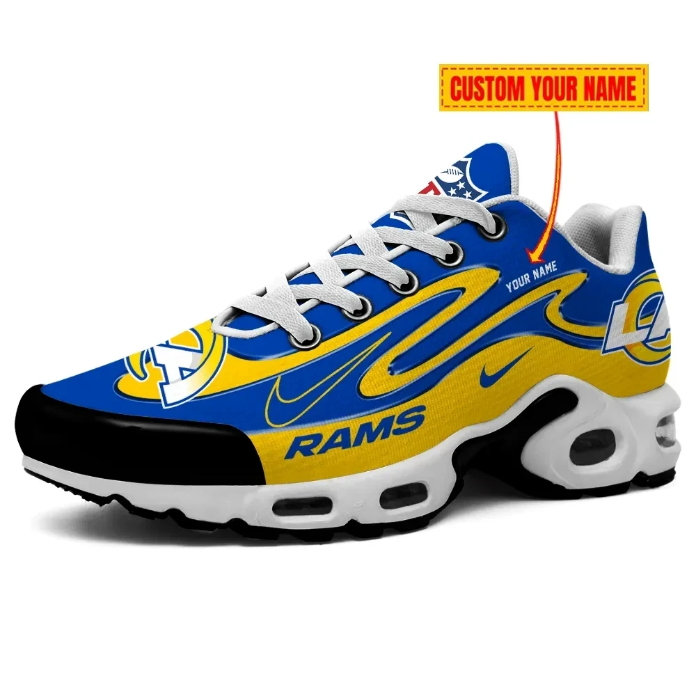 Los Angeles Rams Personalized Name Team Mix Colors V2 TN Shoes Air Cushion Sneakers