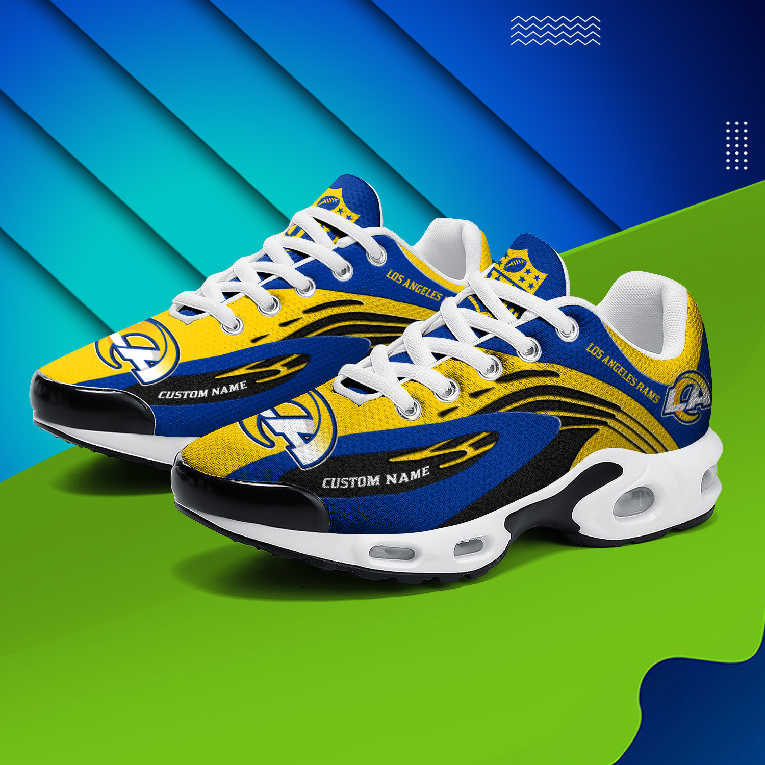 Los Angeles Rams TN Air Max Plus Shoes Sneakers For Men And Women