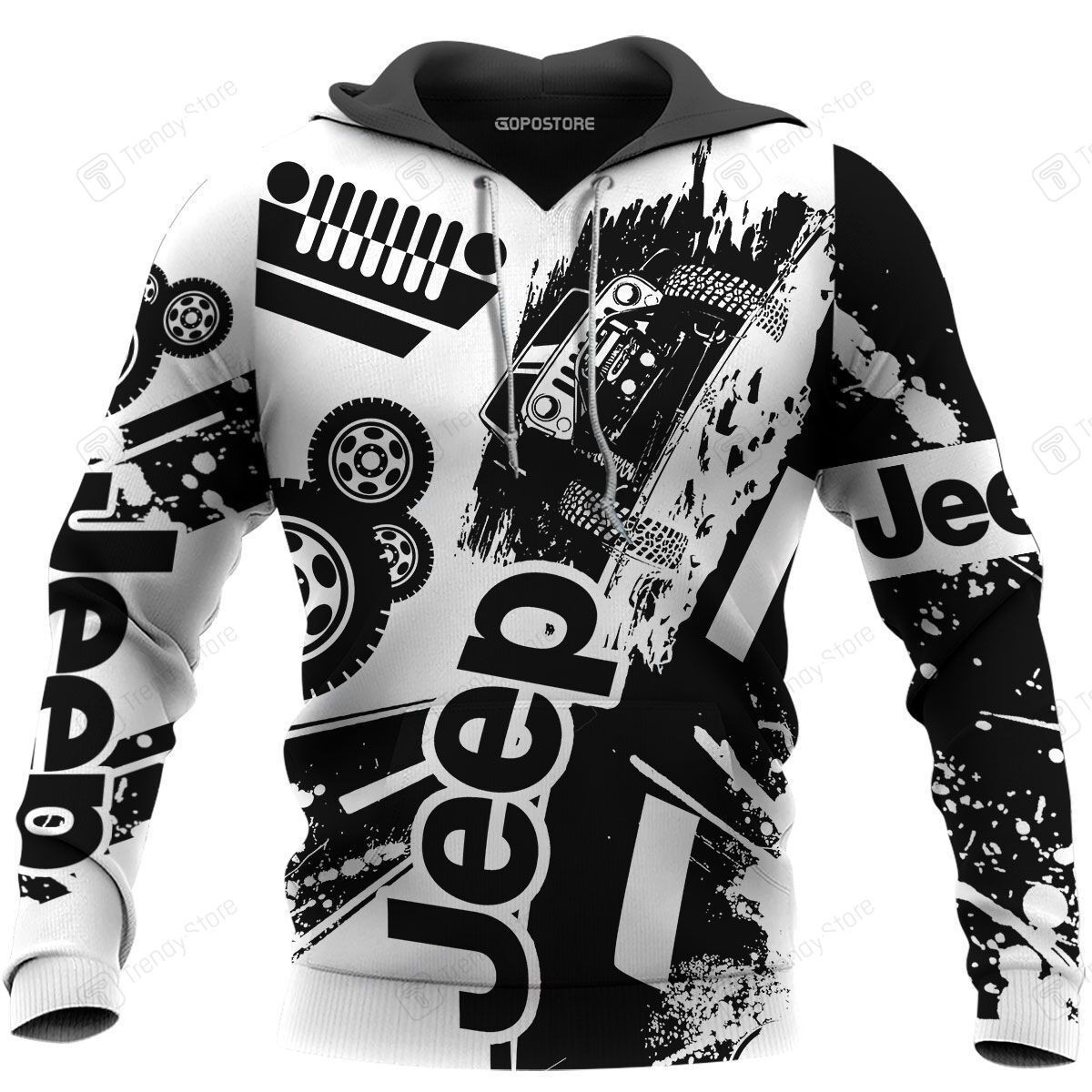 Love Jeep 3D All Over Printed Shirts For Men And Women 