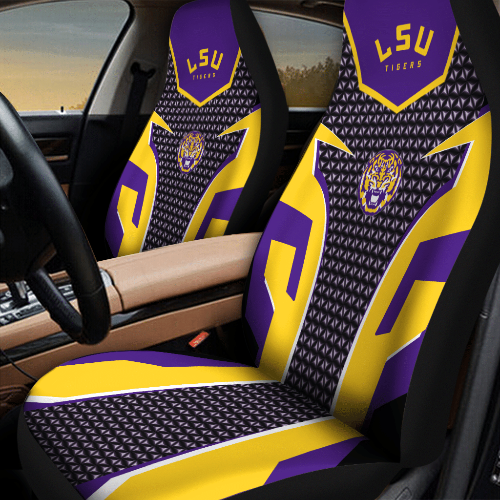 LSU Tigers football Car Seat Covers (SET OF 2)