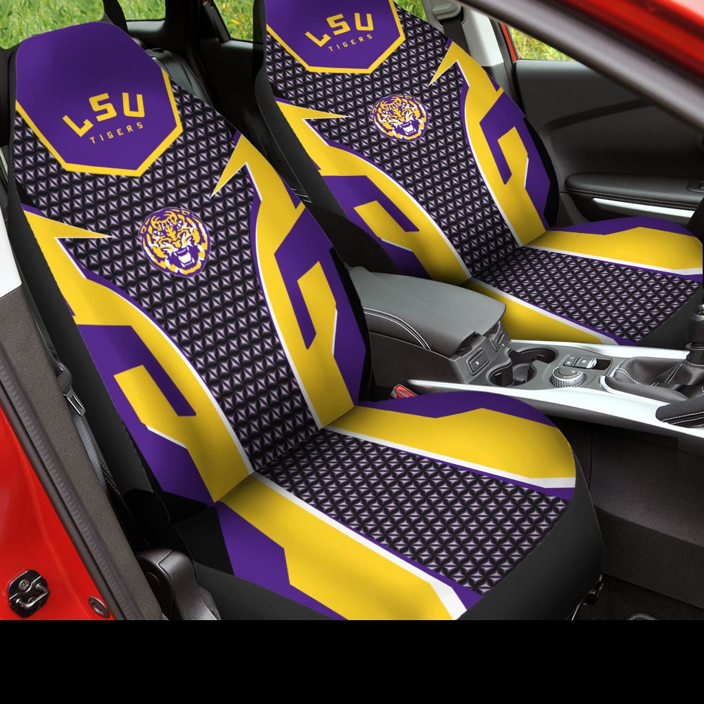 LSU Tigers football Car Seat Covers (SET OF 2)