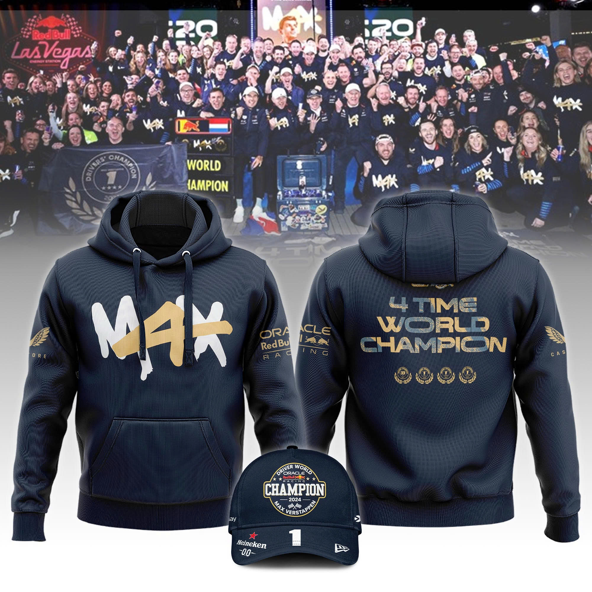 Max Verstappen World Champion  Hoodie 