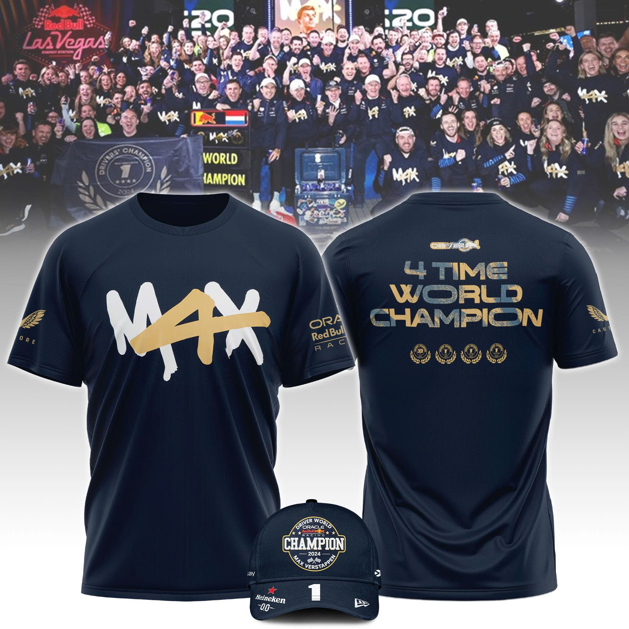 Max Verstappen World Champion  T-shirt 