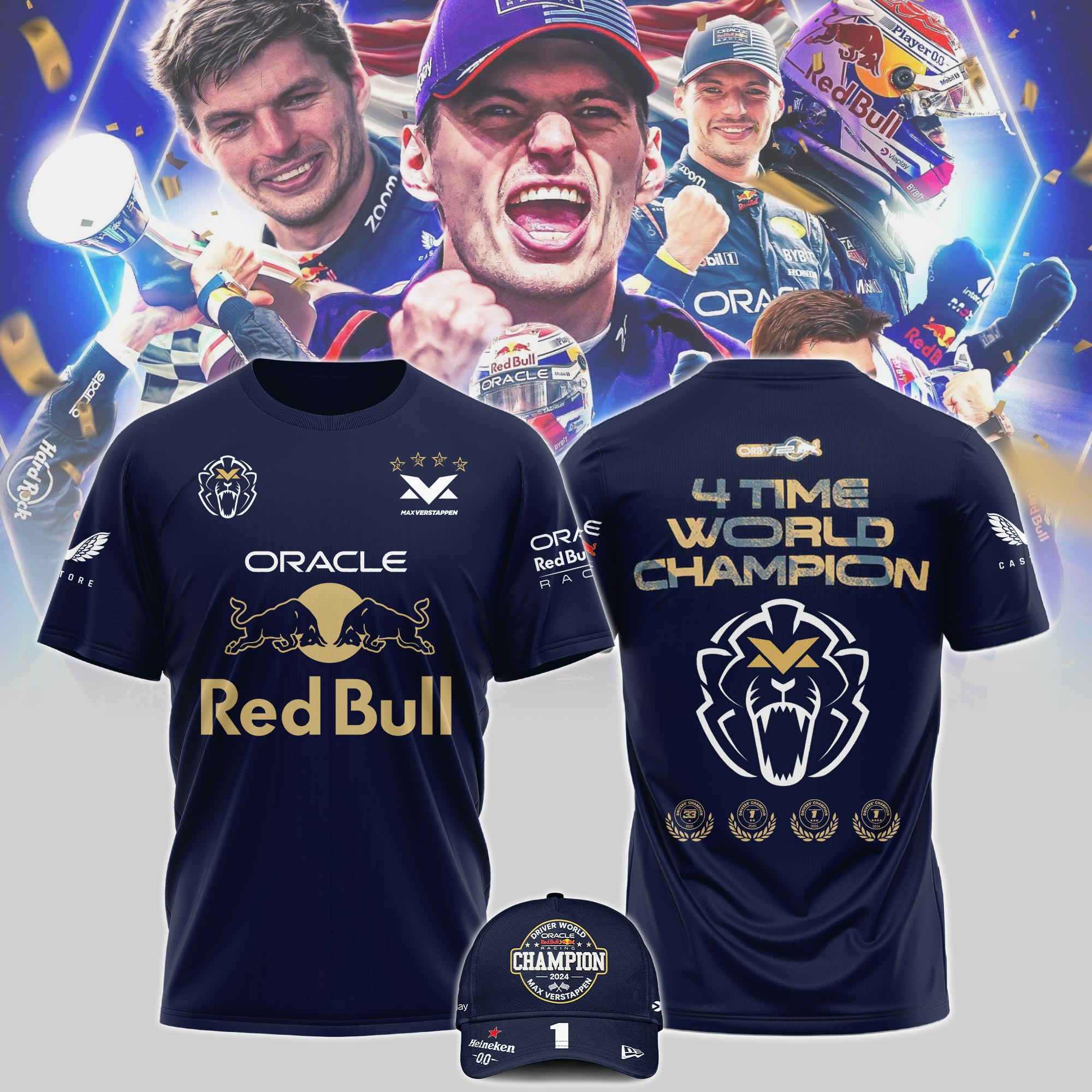 Max Verstappen World Champion  Tshirt 